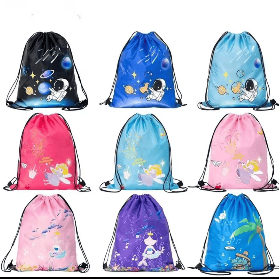 Themed Drawstring Swimming Bag
