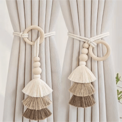 2pcs Tassel Curtain Tie Backs