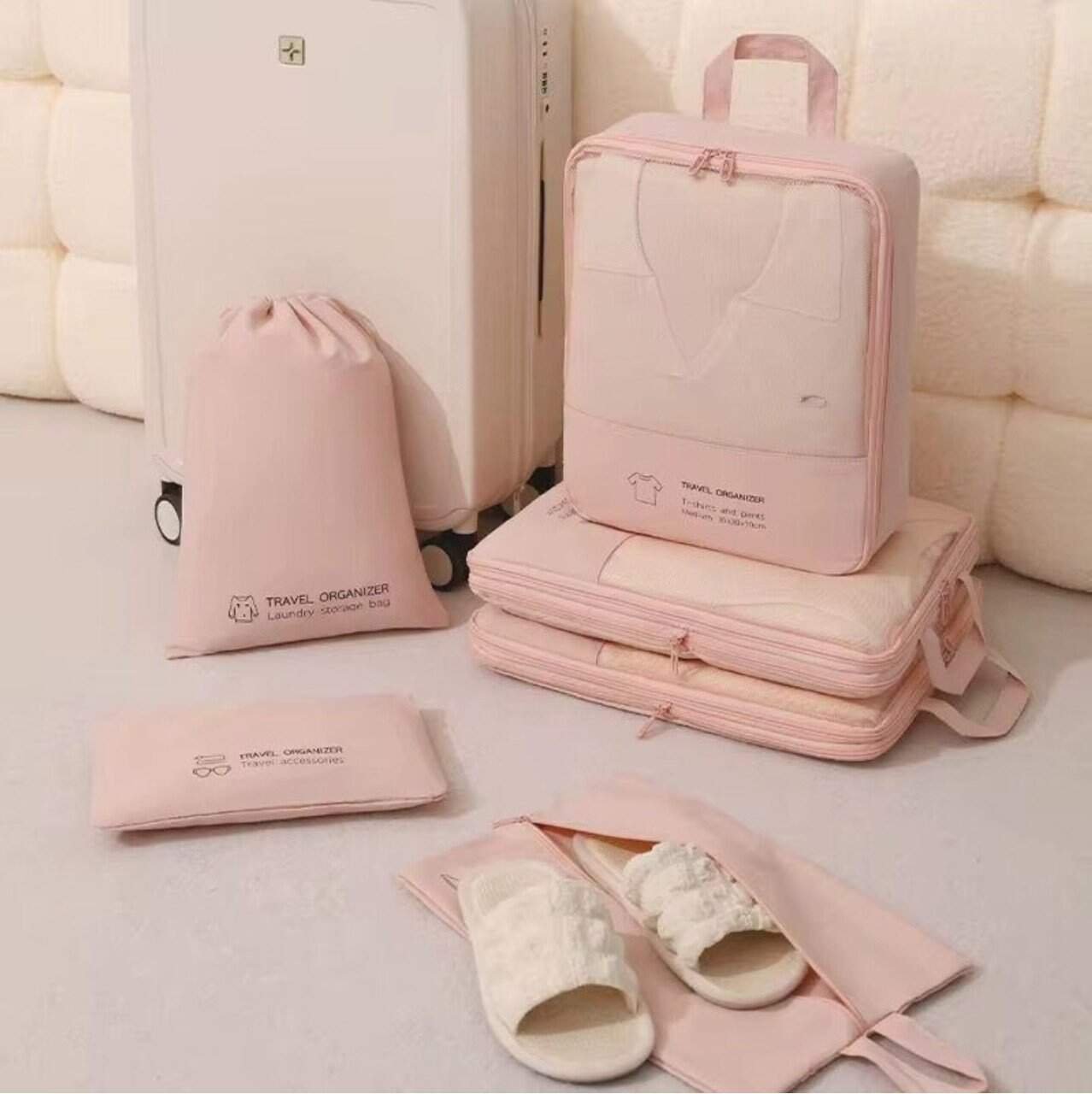 6 Pcs Luggage Travel Storage Bags