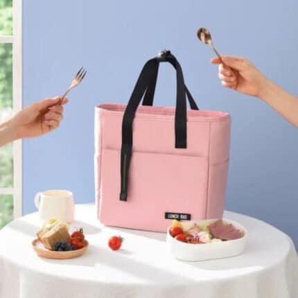 Thermal / Cool Insulated Lunch Bag with Zipper