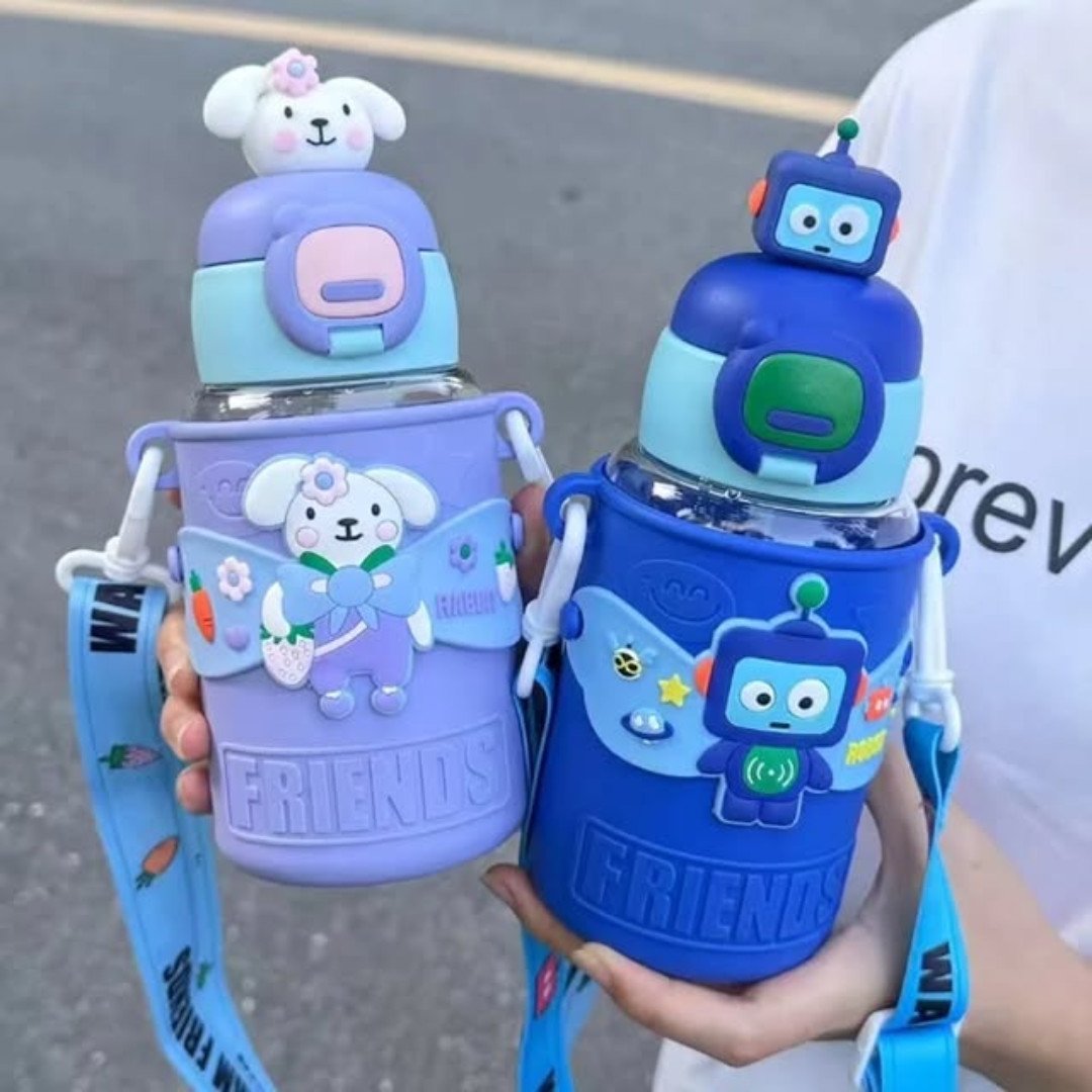 500ml Hot Cold Baby Bottle with Straw