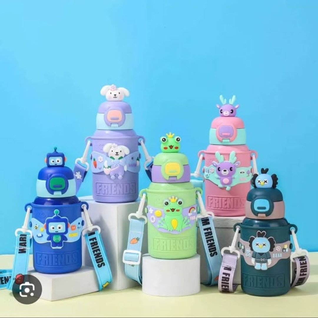 500ml Hot Cold Baby Bottle with Straw
