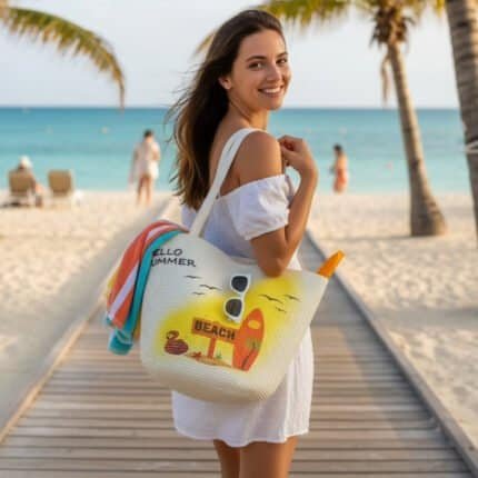 Straw Summer Bag