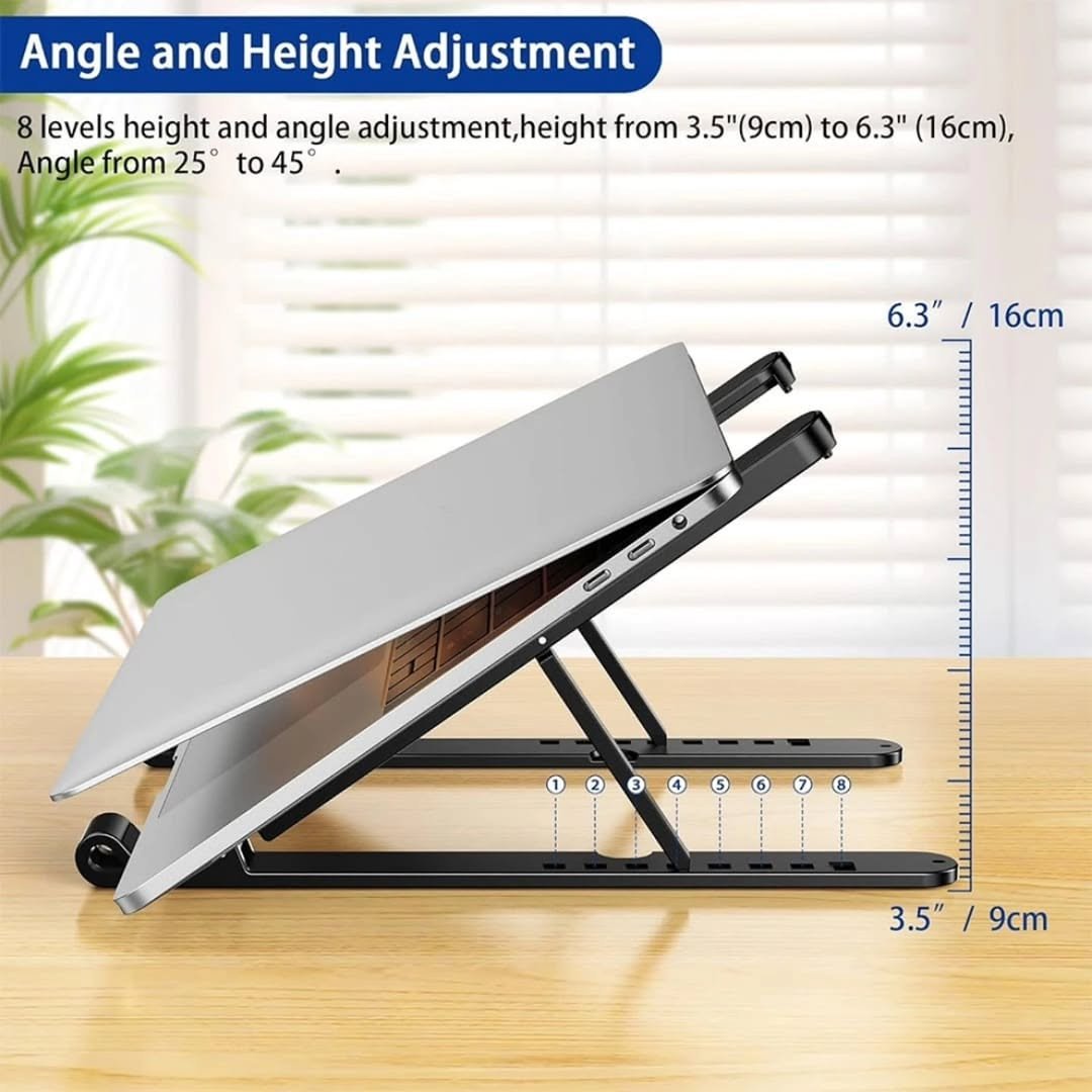 Metallic Adjustable Laptop Stand