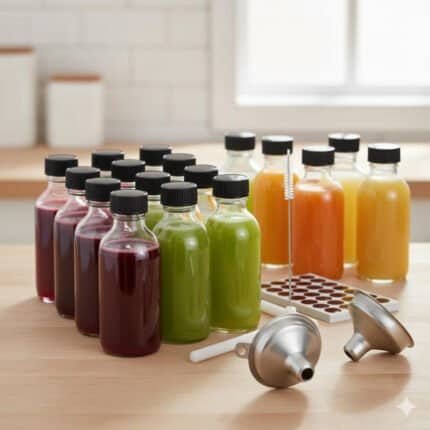 Glass Ginger Shots Bottles