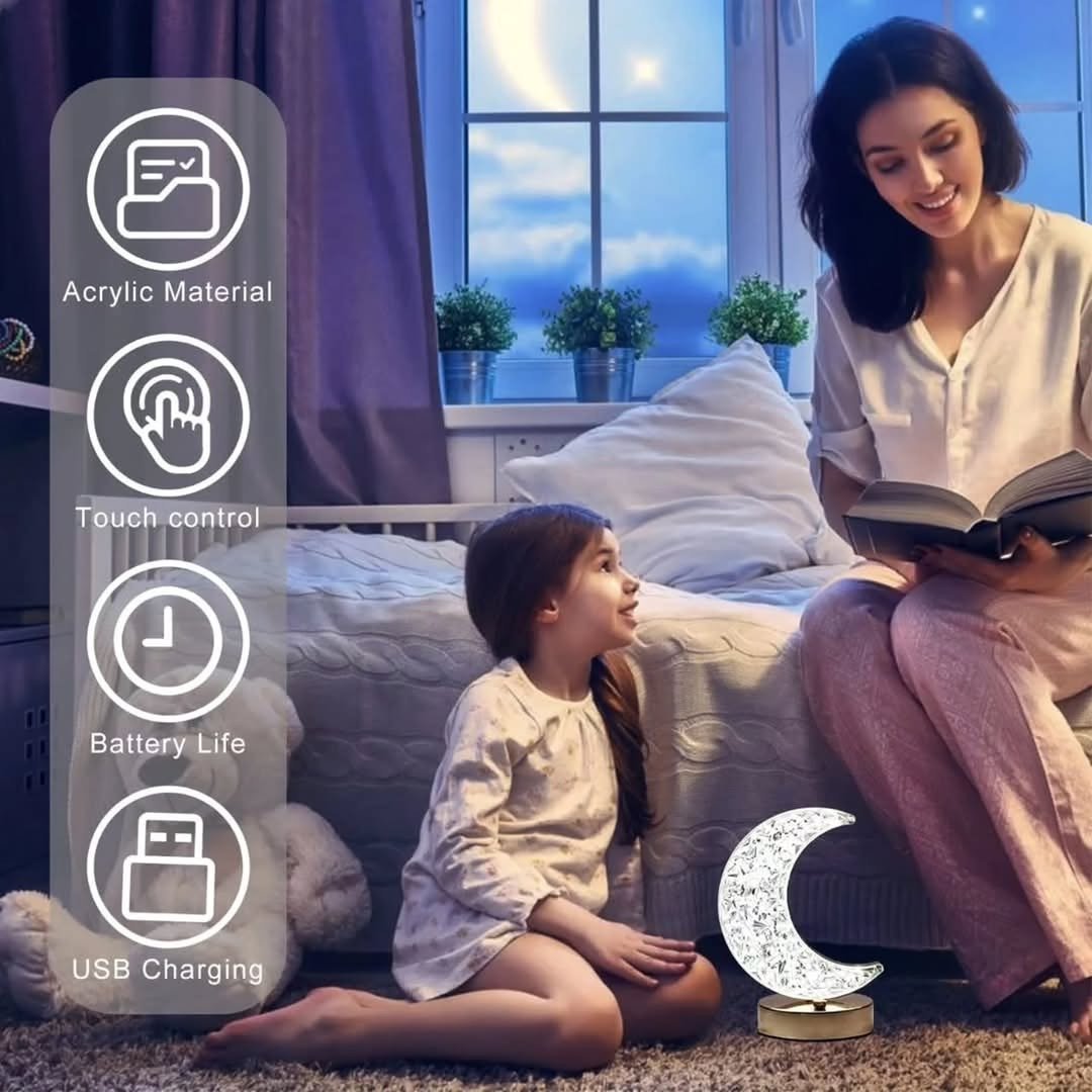 Star Moon Table Lamp