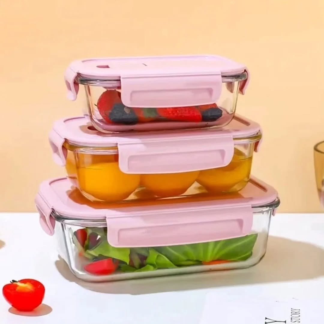 Borosilicate Glass Food Storage Containers