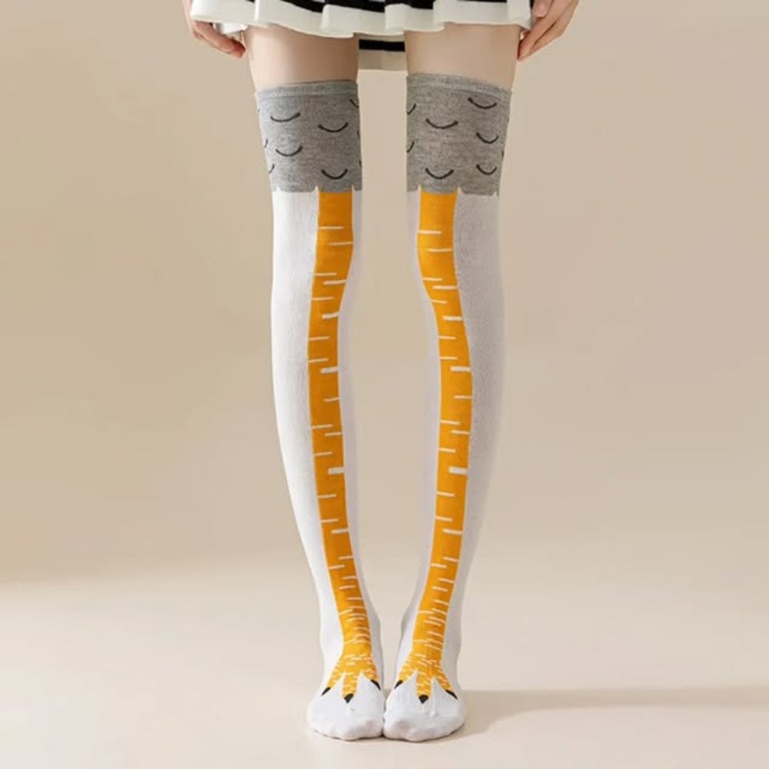 Halloween Funny Chicken Foot Socks