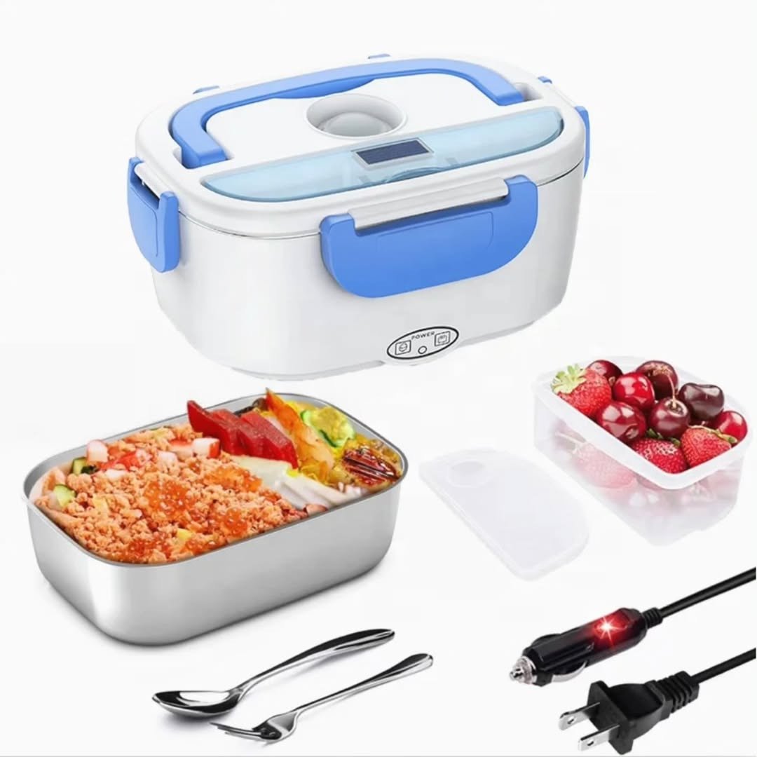Electric Lunch Box with Metallic Inner