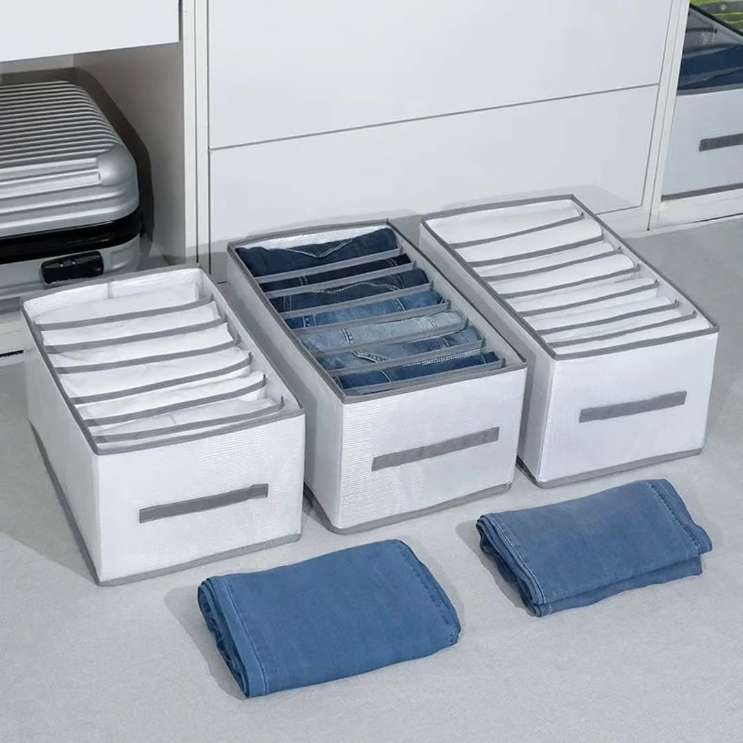 8 Grid Jeans Compartment Storage Box