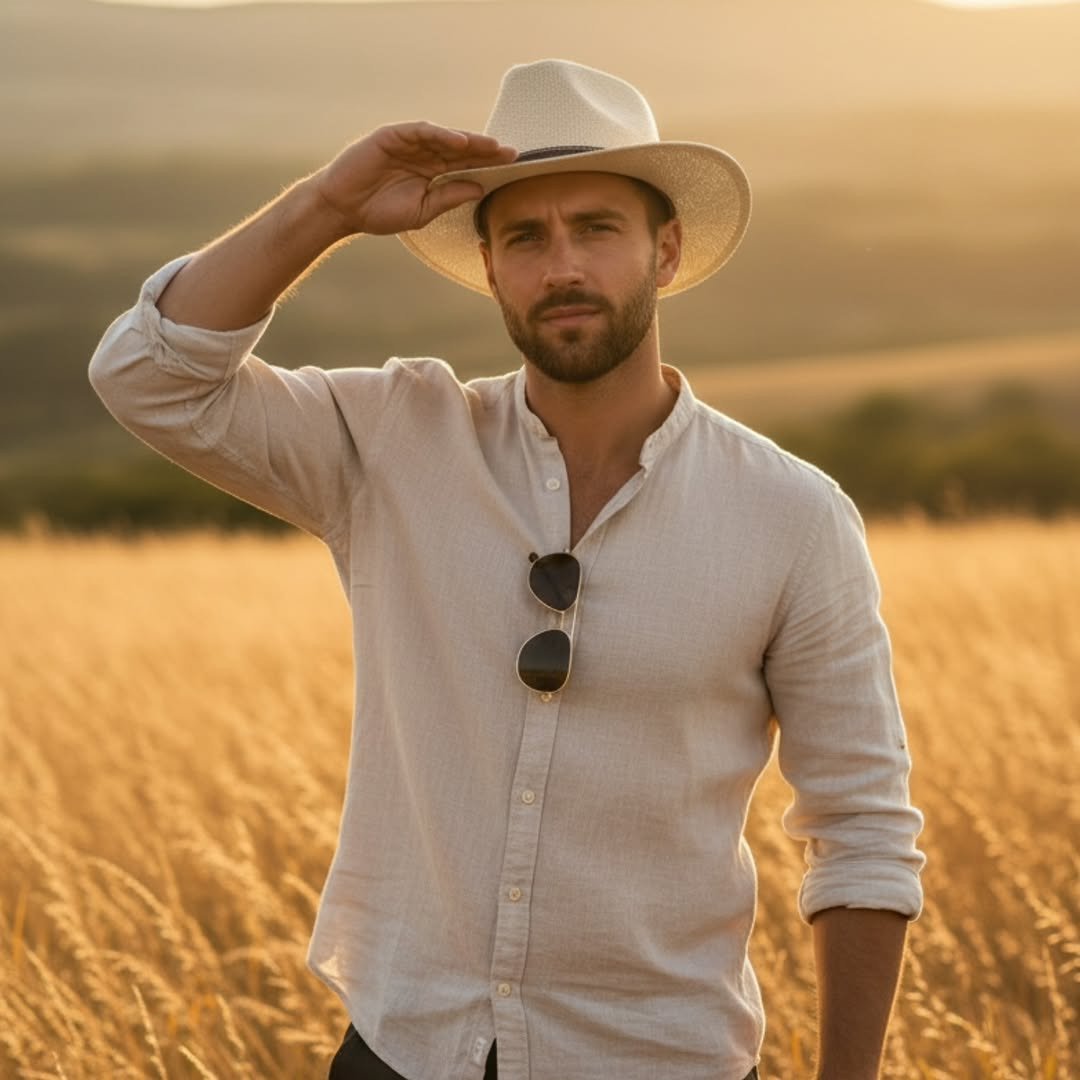 Men Straw Panama Hats