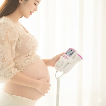Doppler Fetal Portable Pregnancy Baby Heart Rate Monitor