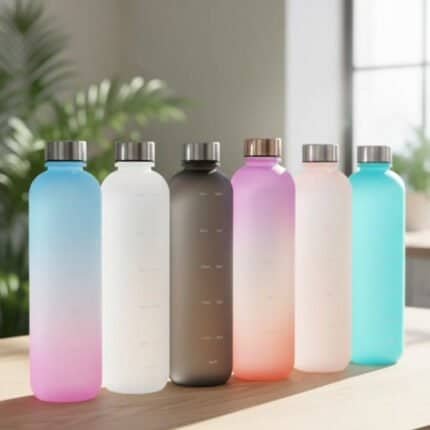 BPA Free 1L Motivation Water Bottle