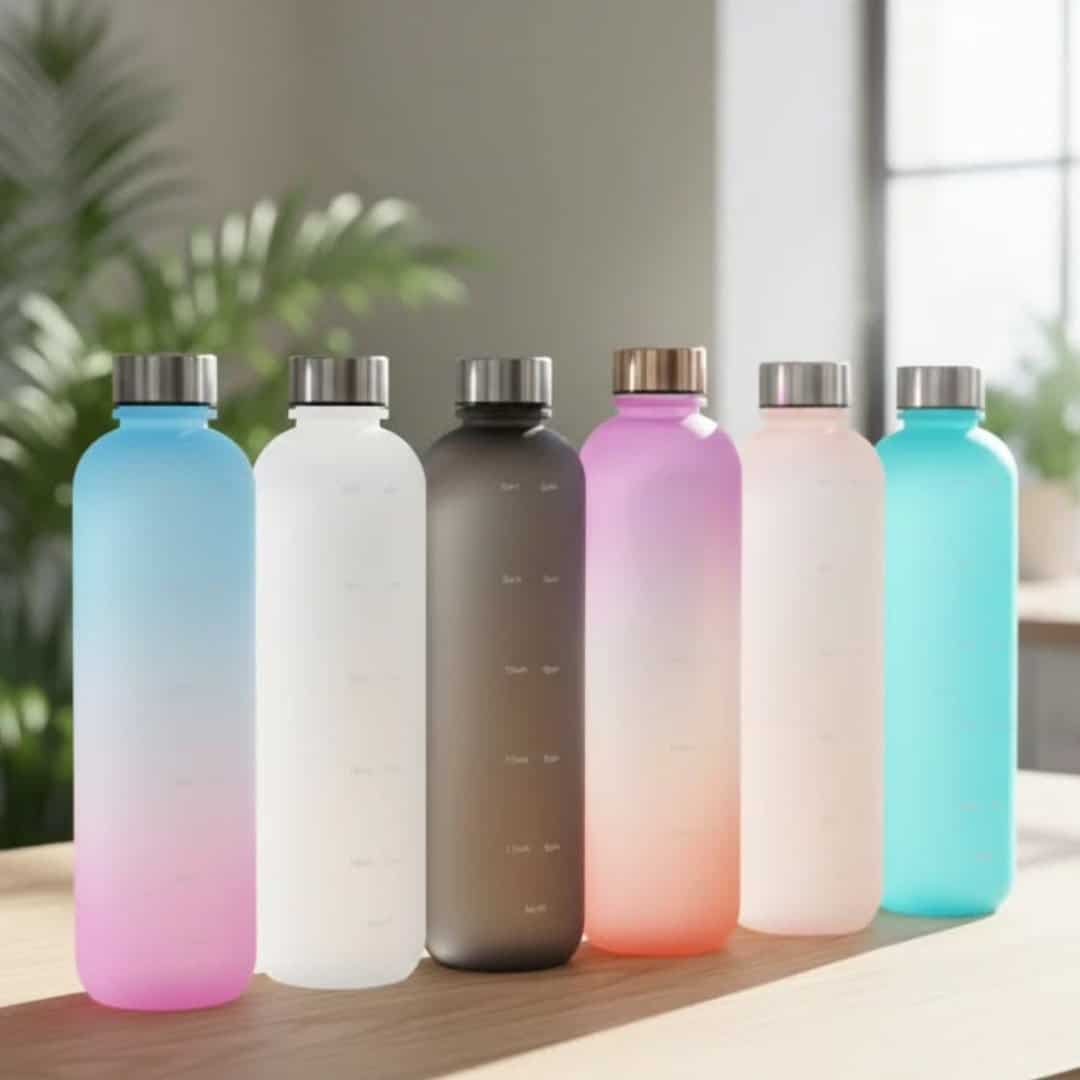 BPA Free 1L Motivation Water Bottle