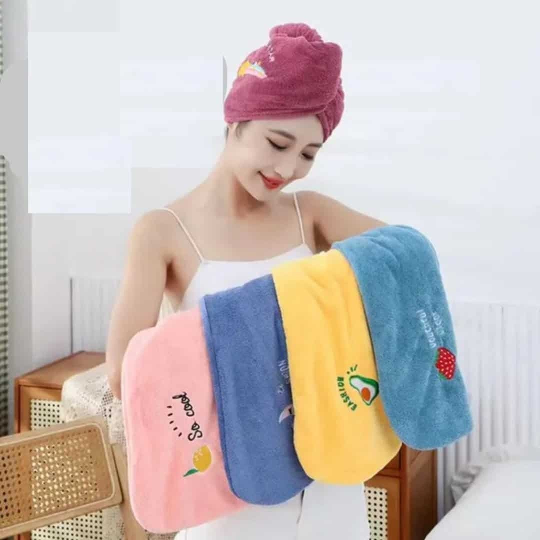 Microfiber Absorbent Hair Towel