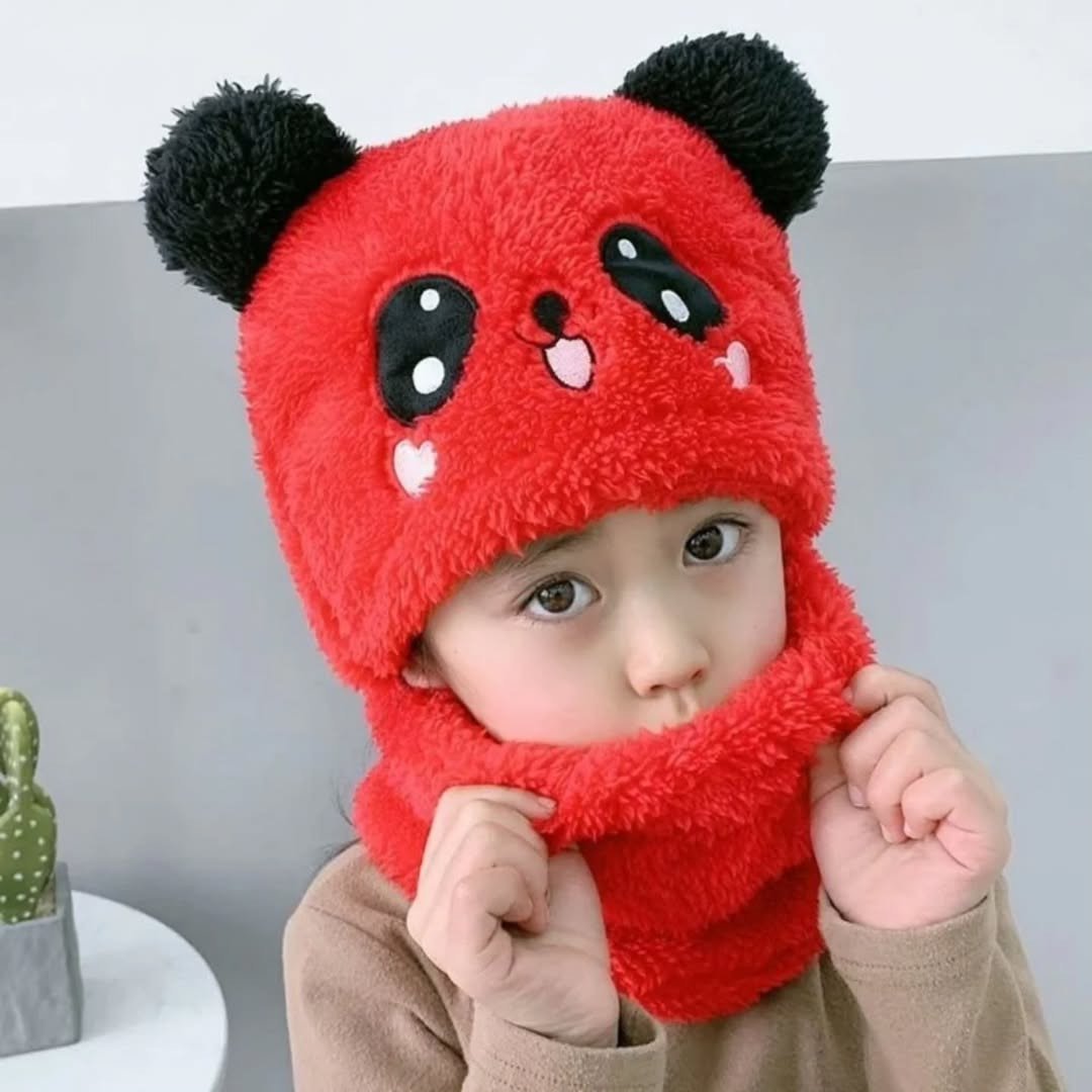 Magic Kids Winter Fuzzy Plush Balaclava Hat