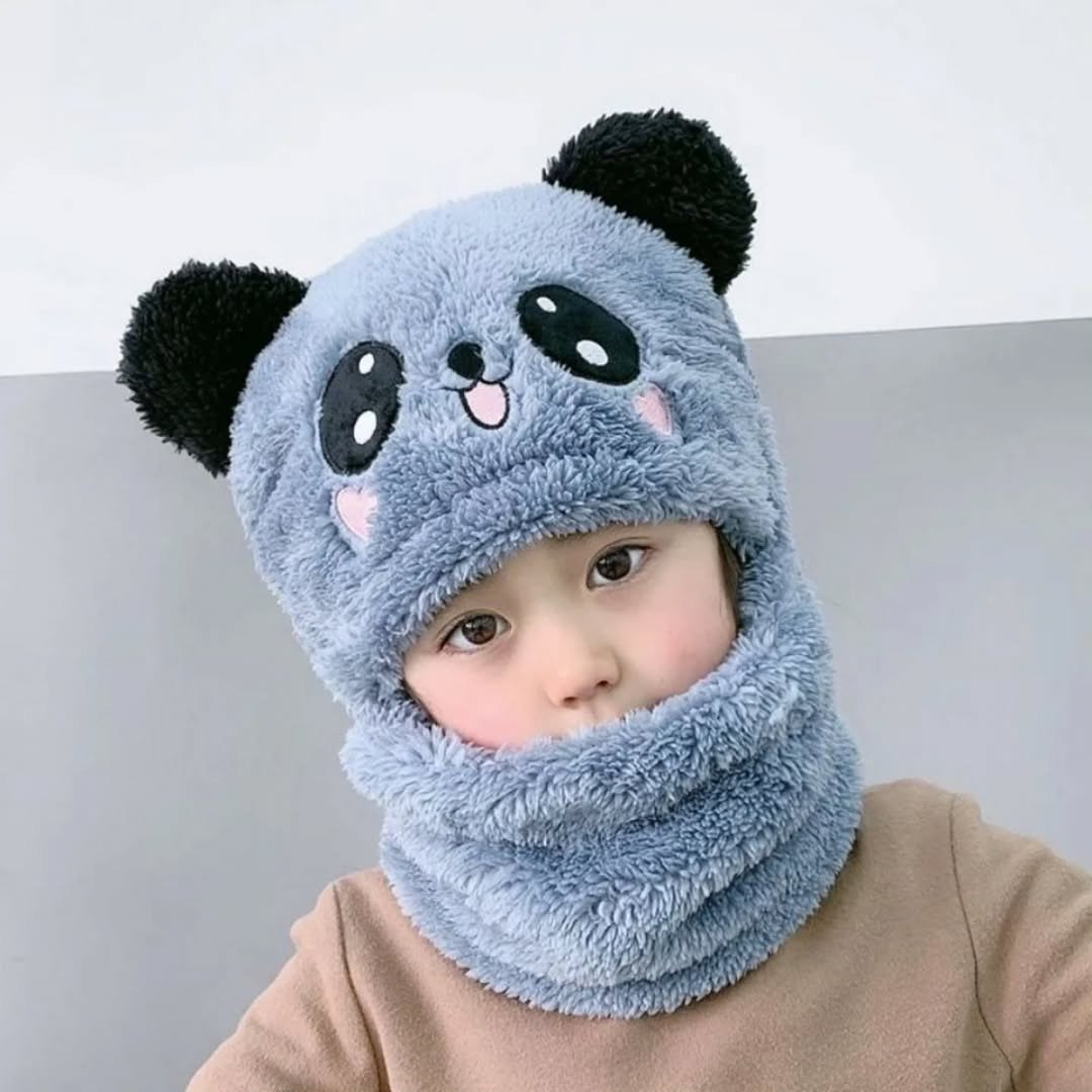 Magic Kids Winter Fuzzy Plush Balaclava Hat