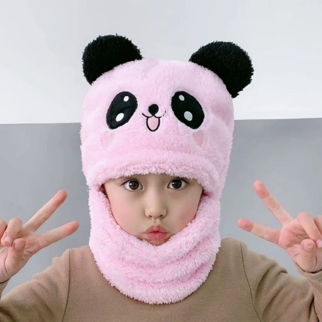 Magic Kids Winter Fuzzy Plush Balaclava Hat - Image 3