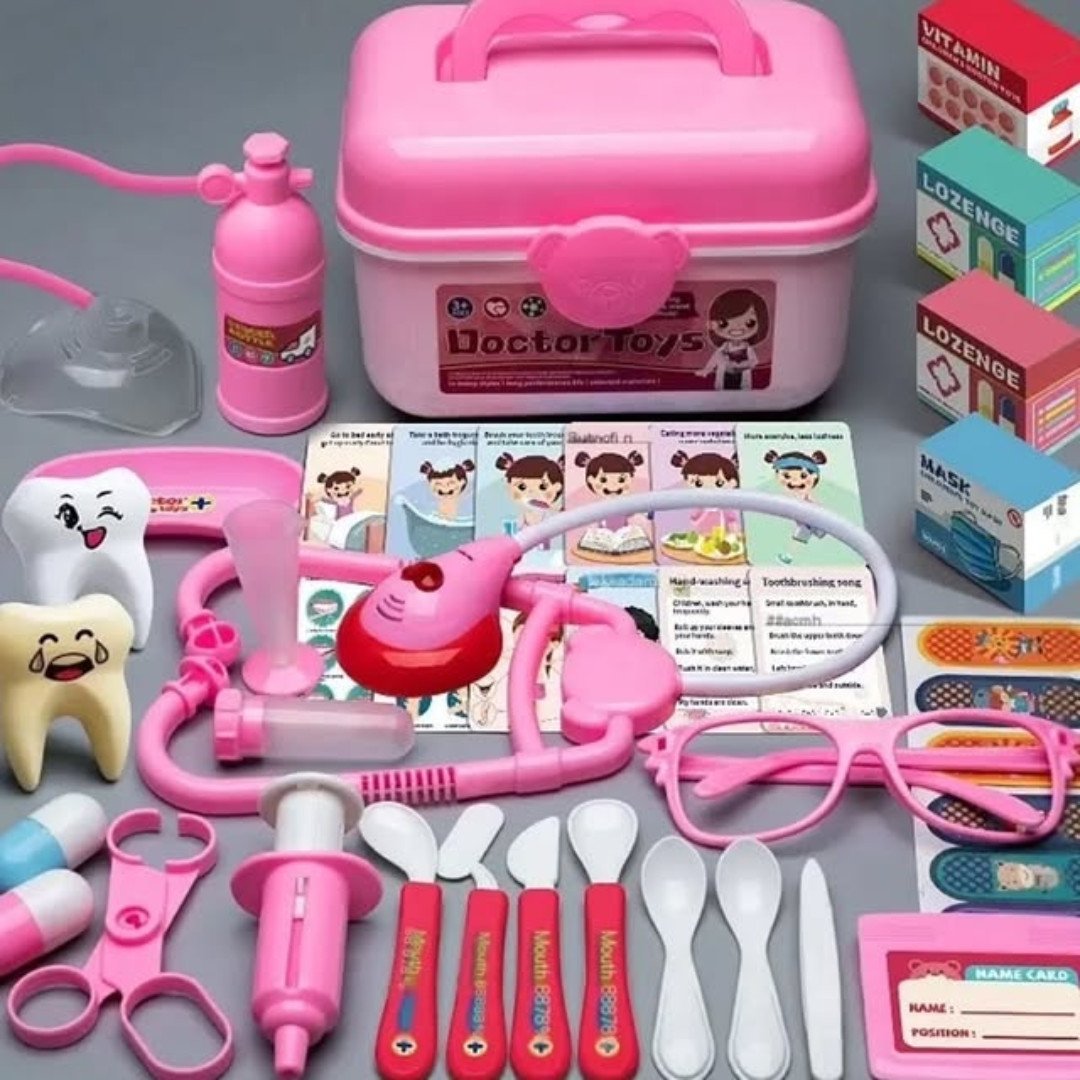 60 Piece Children Doctor Toy Set
