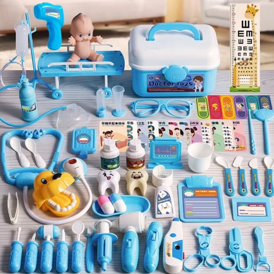 60 Piece Children Doctor Toy Set