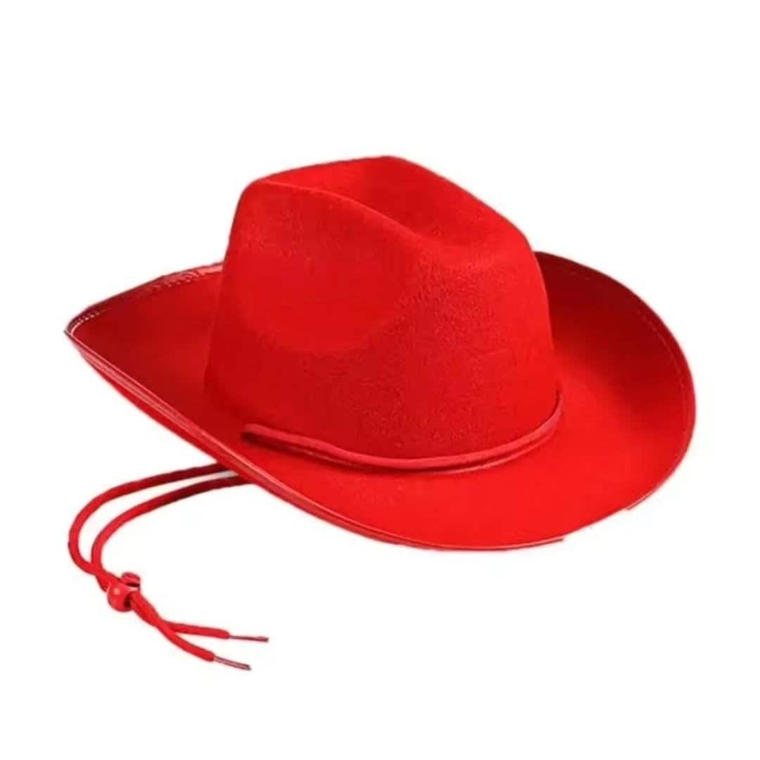 Cow Girl Hats With Tie Loop
