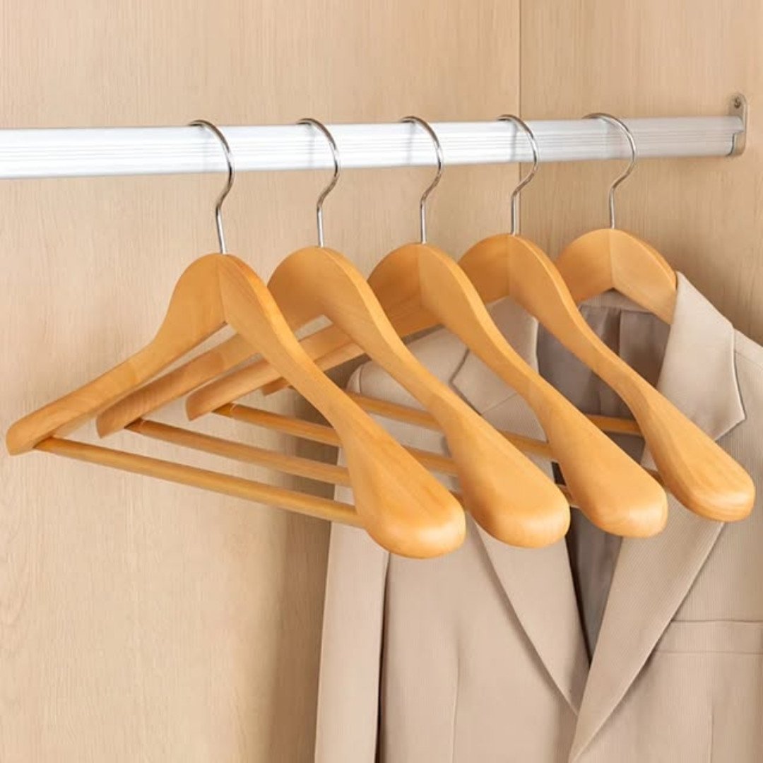 Wide Wooden Hangers
