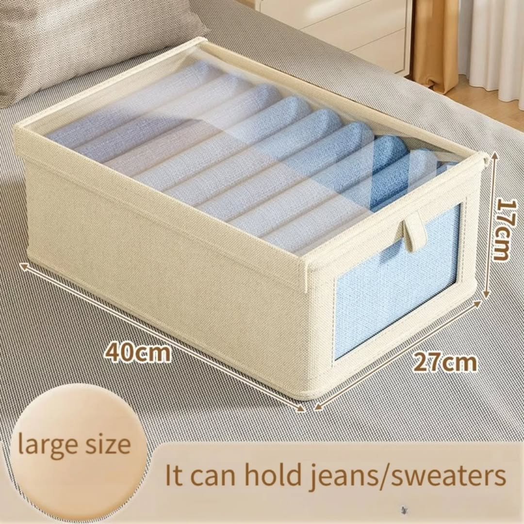 Foldable Multipurpose Hard Fabric Closet Organizer