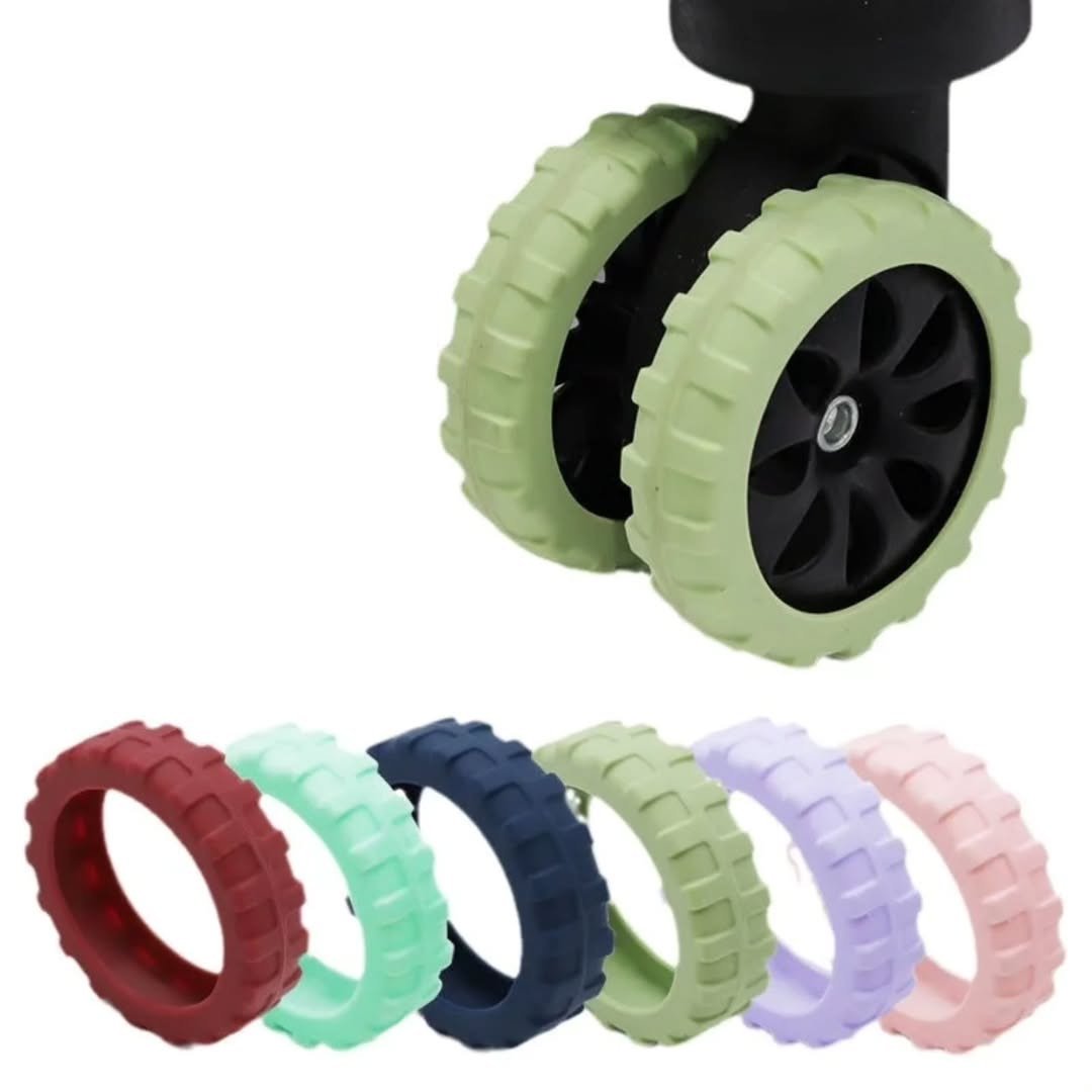 Silicone Stretch Suitcase Wheel Covers