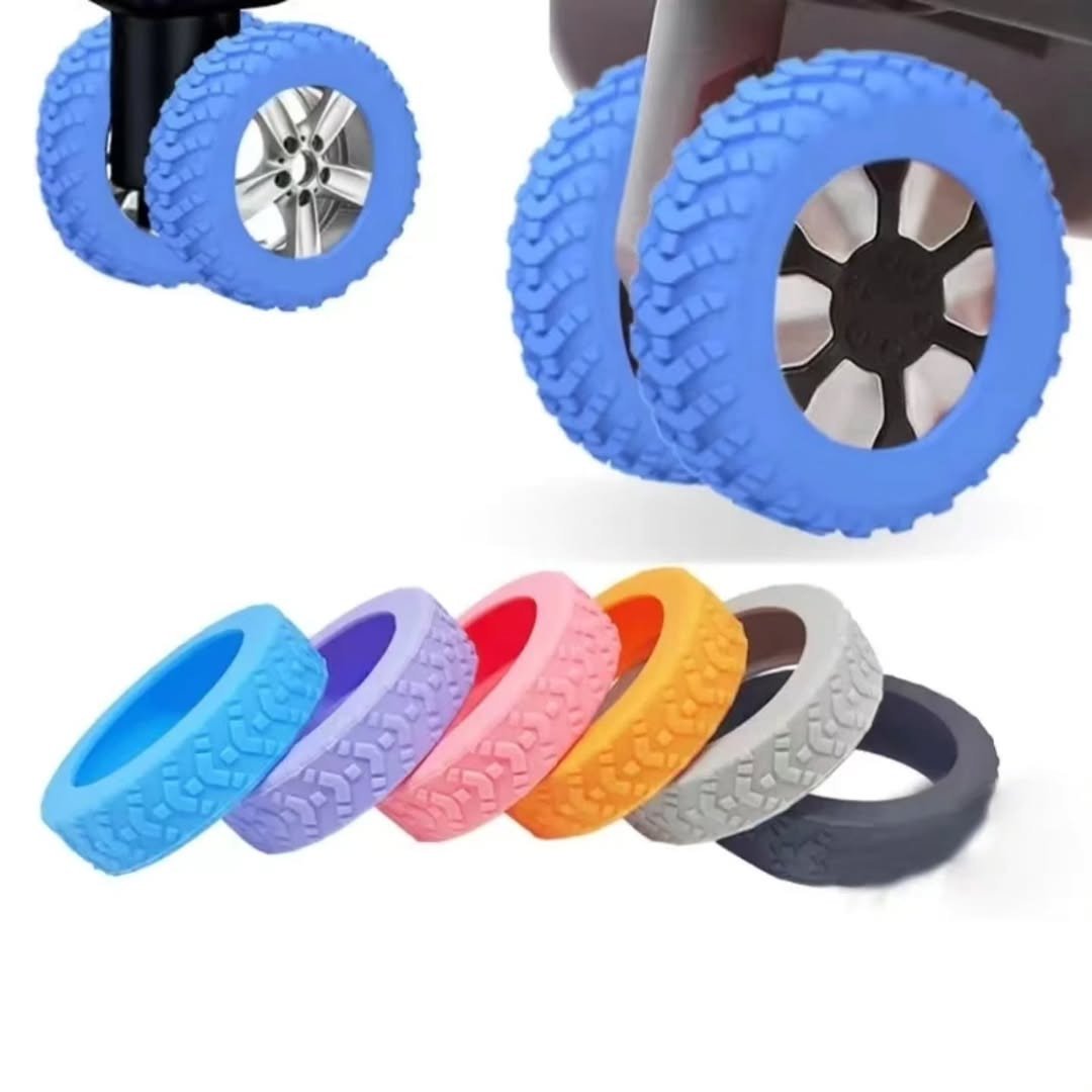 Silicone Stretch Suitcase Wheel Covers