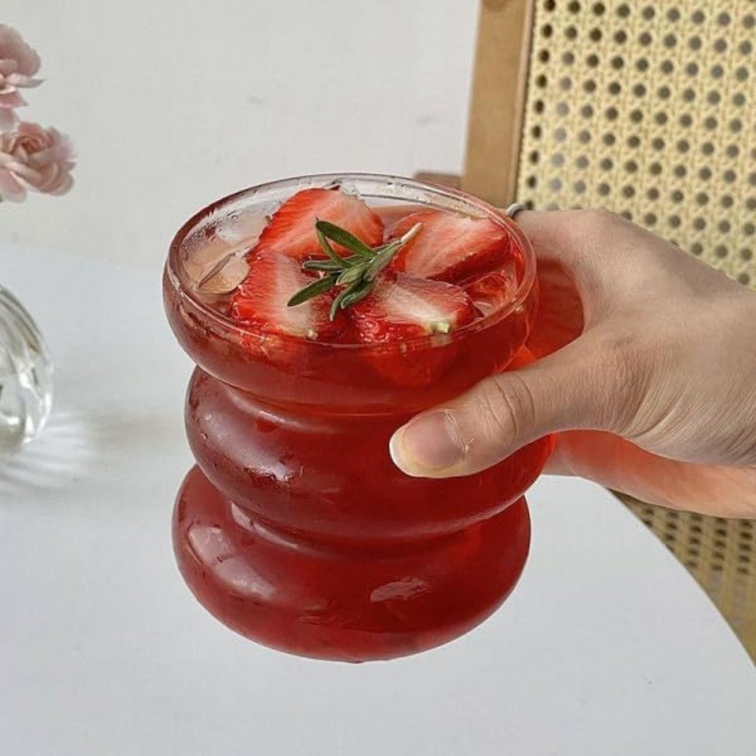 450ml Irregular Heat Resistant Glass Mug