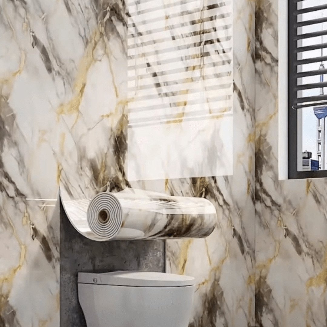 Adhesive Marble Wallpaper Roll