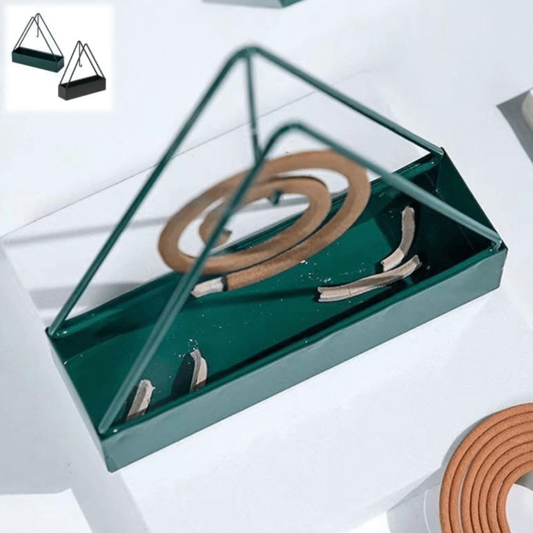 green Anti-Scald Mosquito Coil Holder
