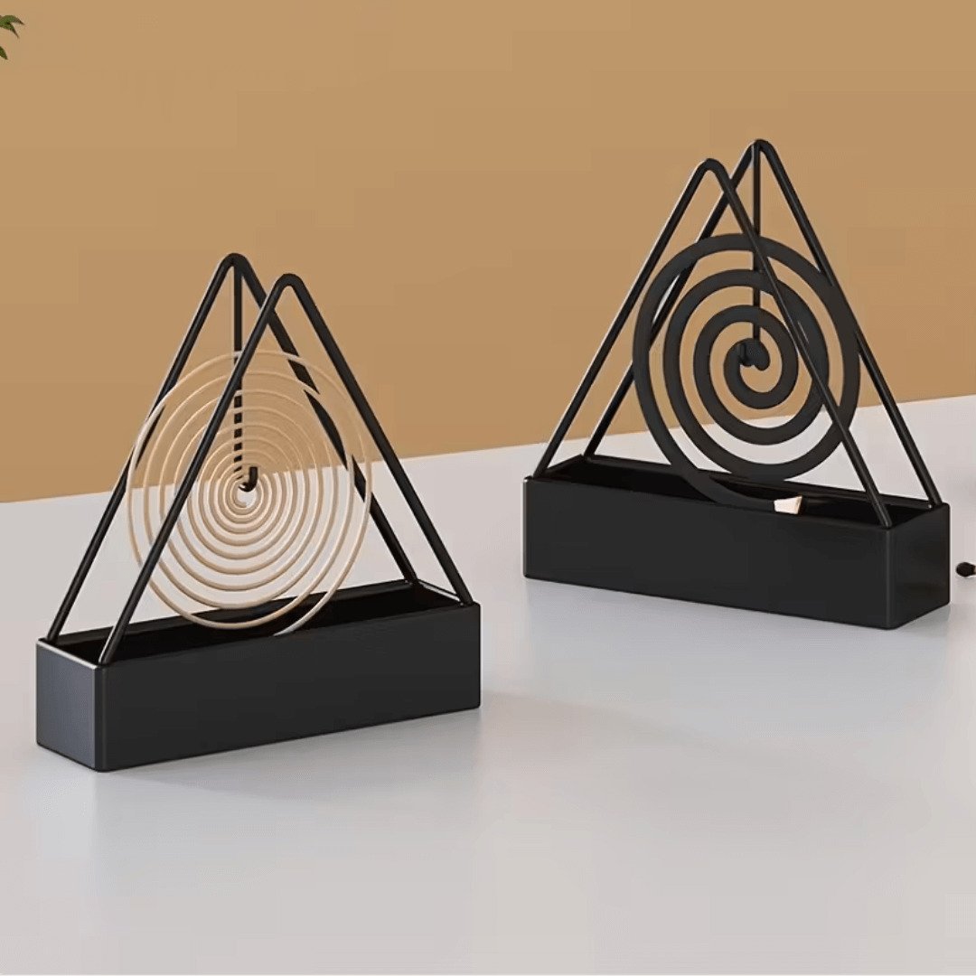 black Anti-Scald Mosquito Coil Holder