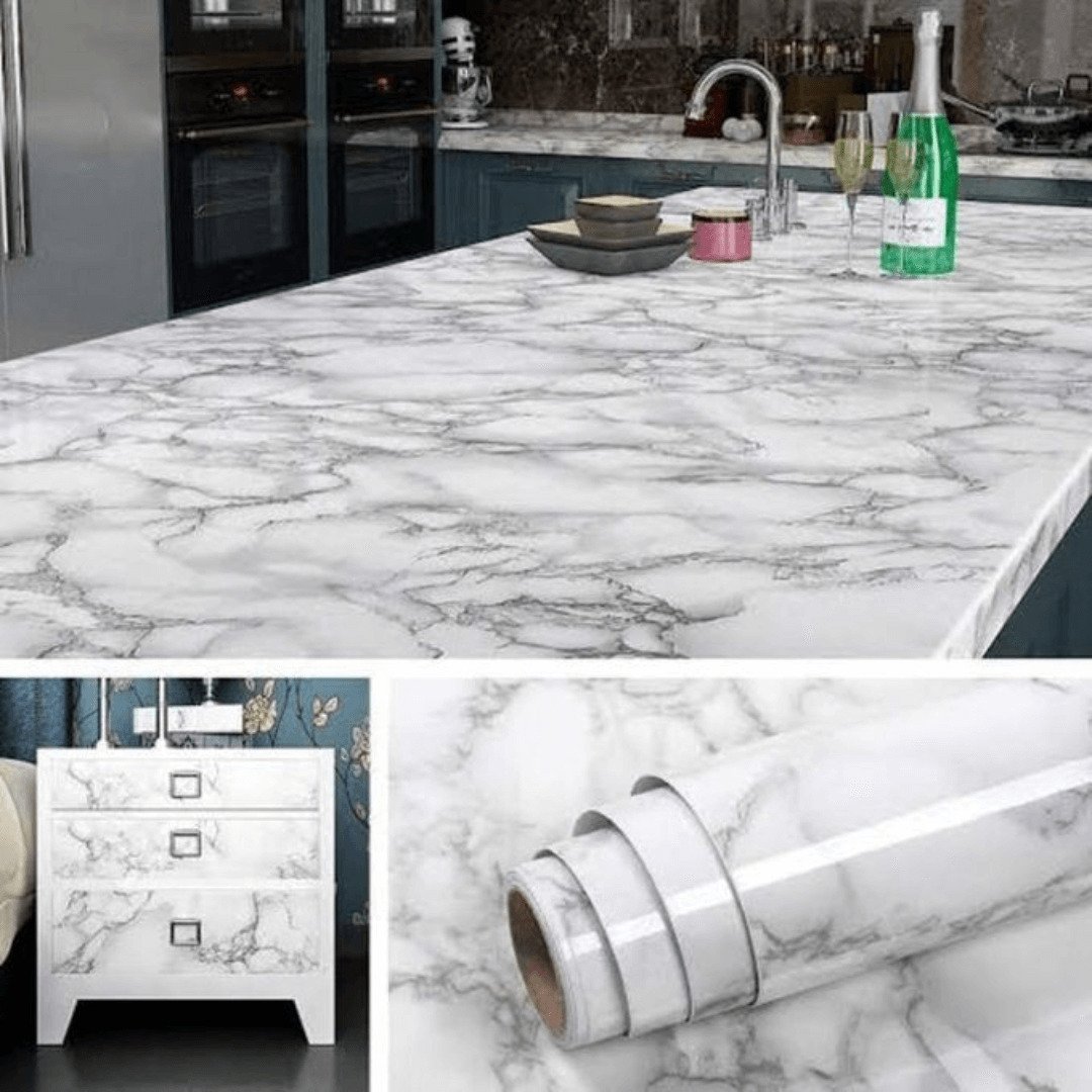 Self-Adhesive Marble Contact Paper