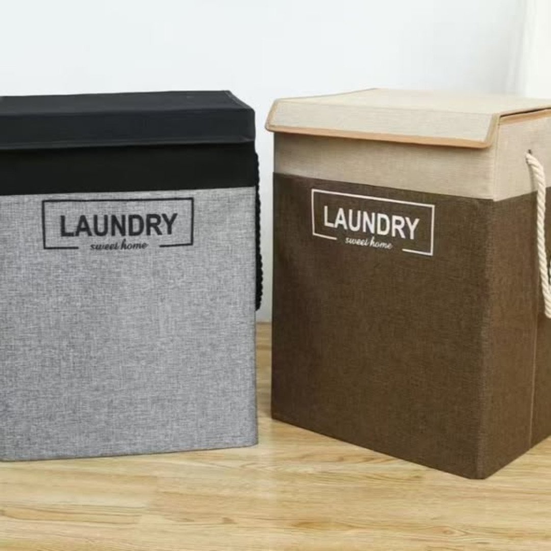 Foldable Laundry Basket with Lid
