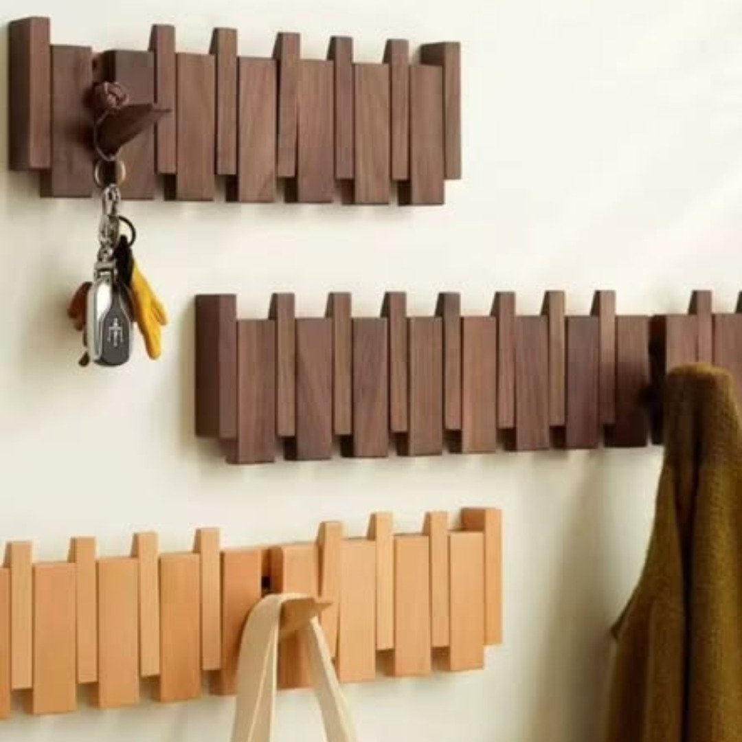 Modern Beech Wood Hook