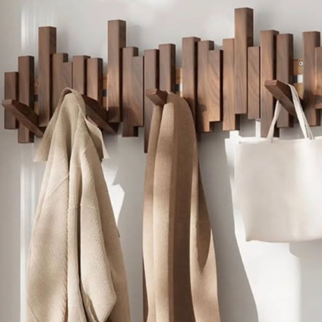 Modern Beech Wood Hook