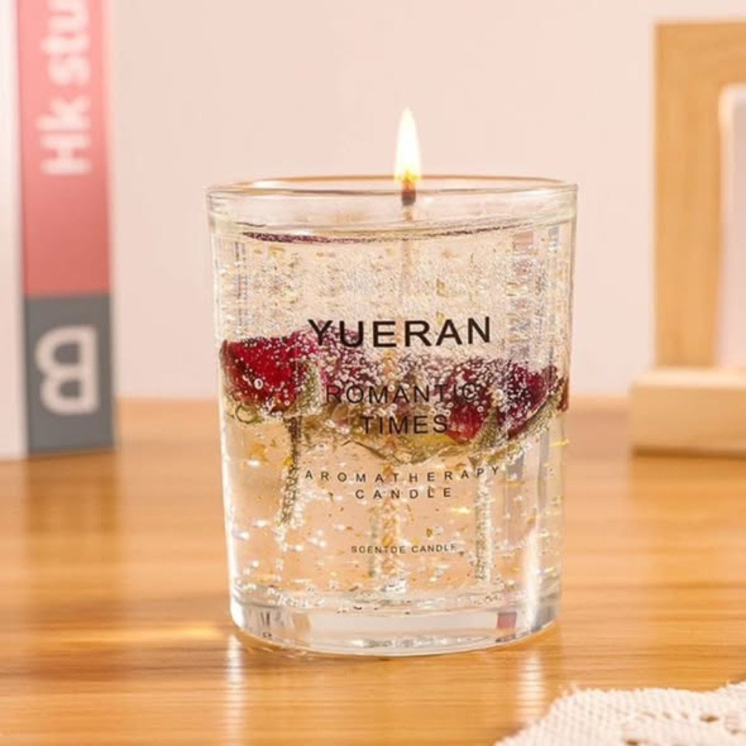 Luxury romantic Jelly Soy Wax Scented Candle