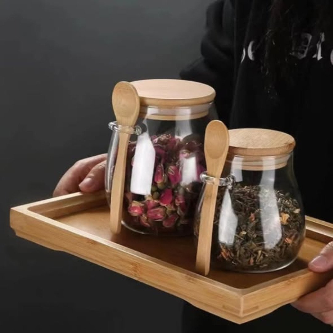 Glass storage canisters