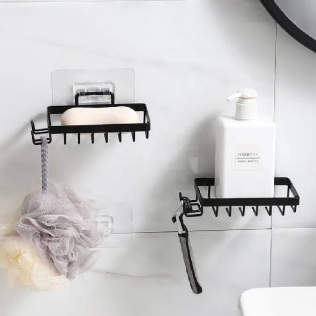 Wall mounted stainless steel soap dish