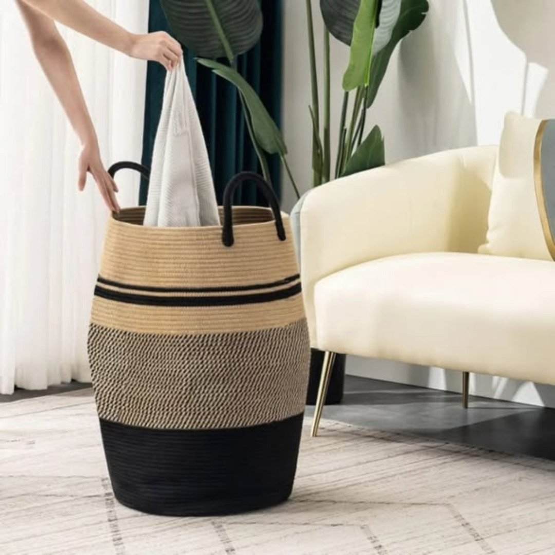 Large 65L Cotton Rope Basket