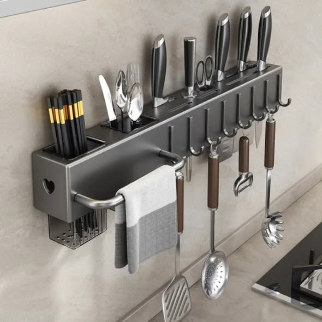 Carbon Steel Standing Utensil Holder
