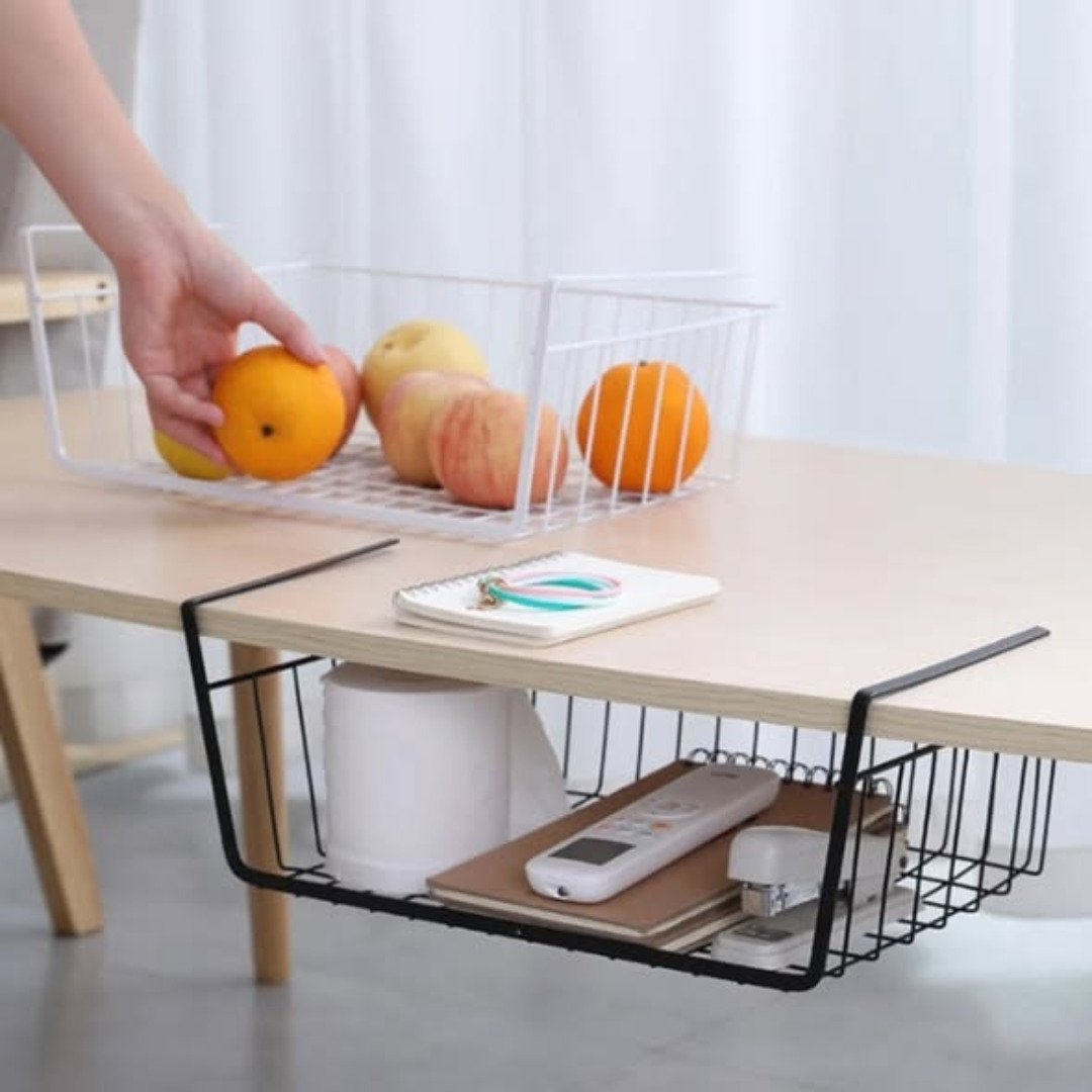Under the Shelf Organizer with Hooks