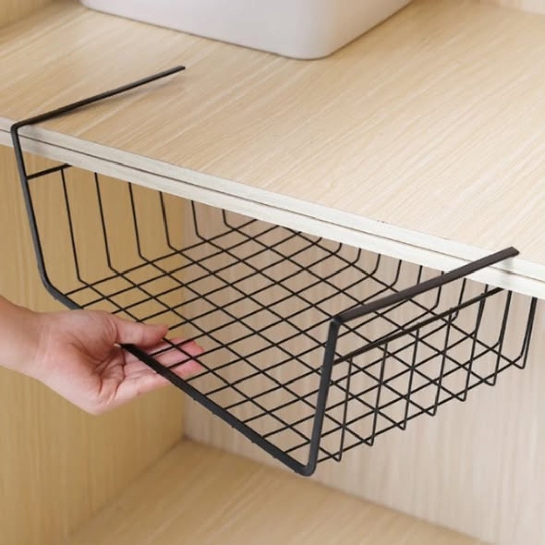 Under the Shelf Organizer with Hooks