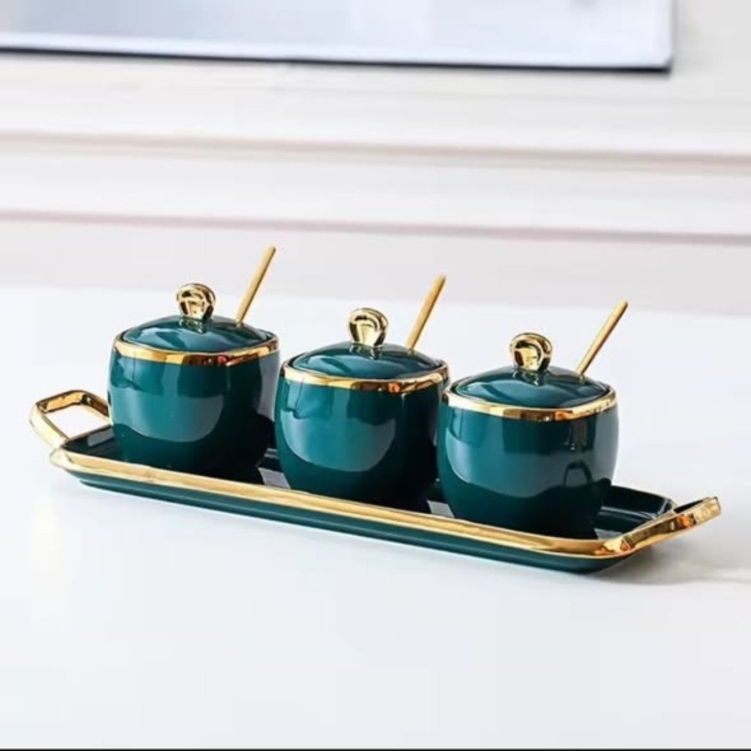 Ceramic Seasoning Jar Set