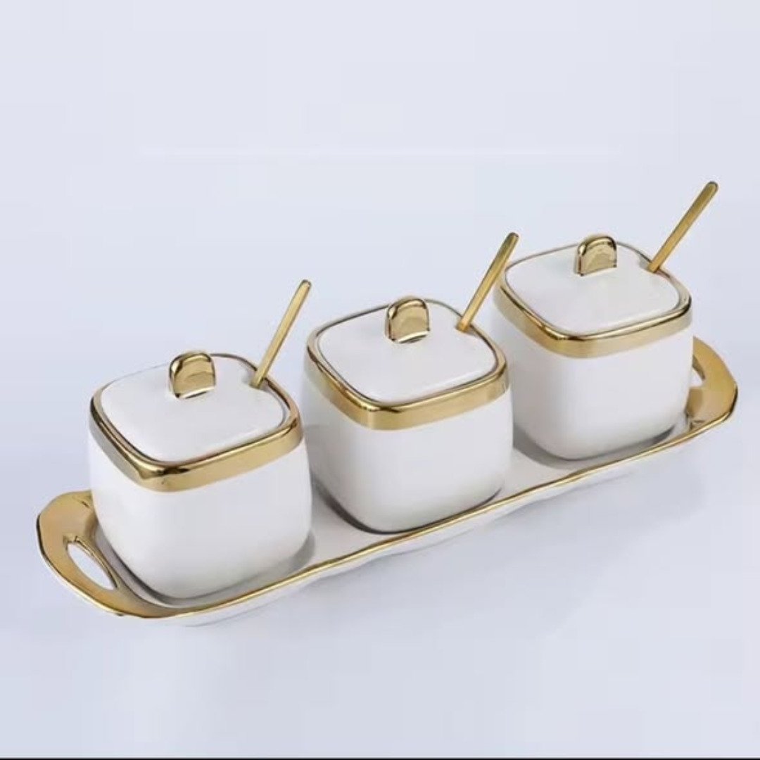 Ceramic Seasoning Jar Set
