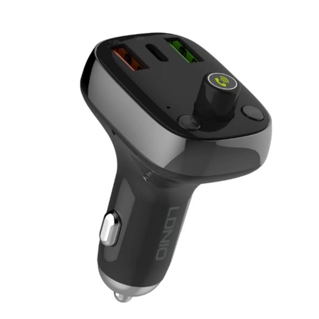 Car Bluetooth FM transmitter with triple USB car charger