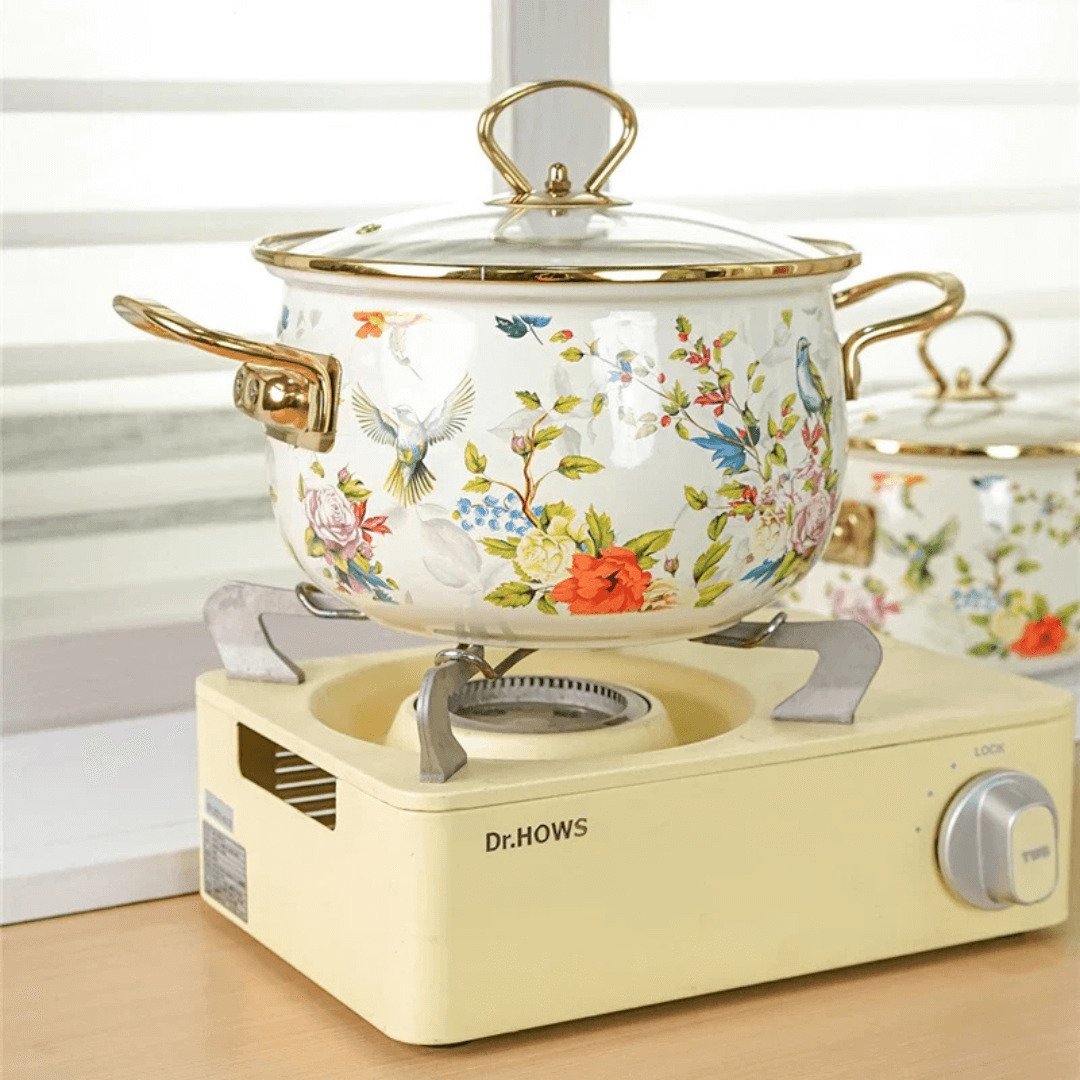 3-Piece Enamel Cookware Set
