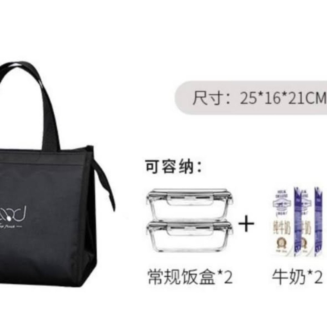 THERMAL INSULATED TOTE LUNCH BAG