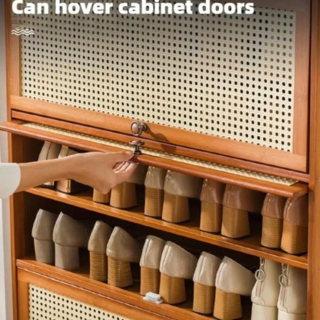 11 Layer Breathable Bamboo Shoe Storage Cabinet